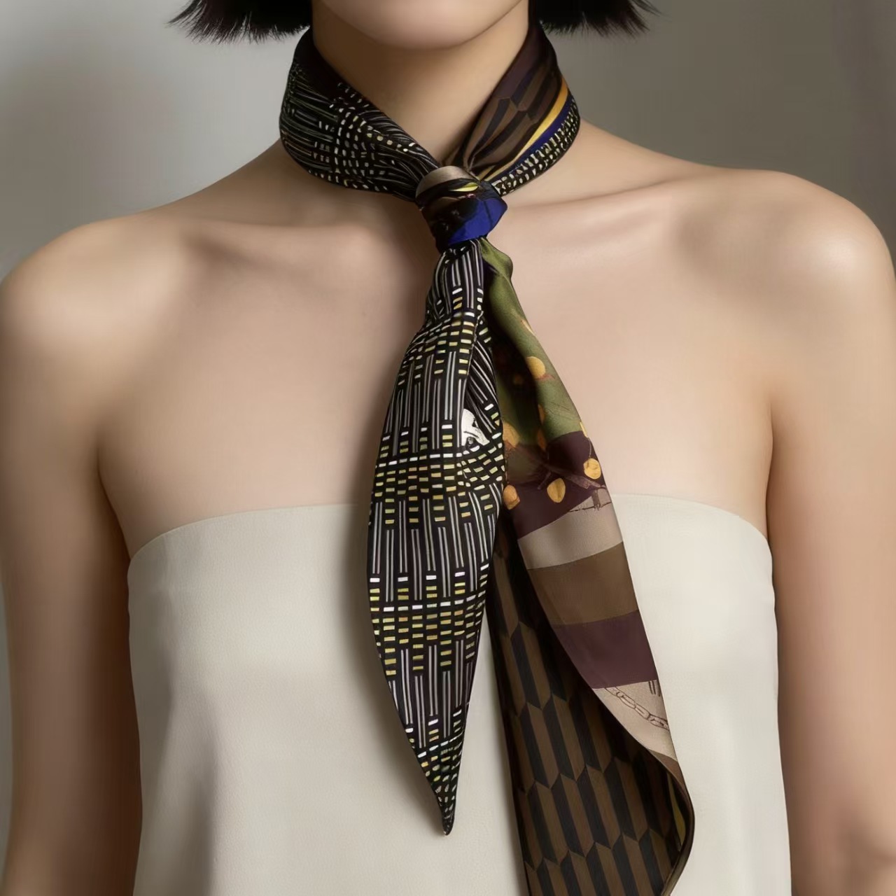 Foulard di lusso in seta satin - Scarf Silk Neck recensione e prezzo