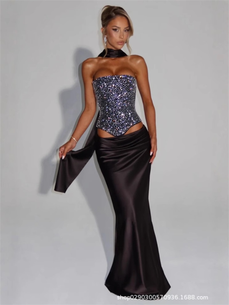 Abito da ballo sexy da donna a - Women'S Formal Evening Wear Tops recensione e prezzo