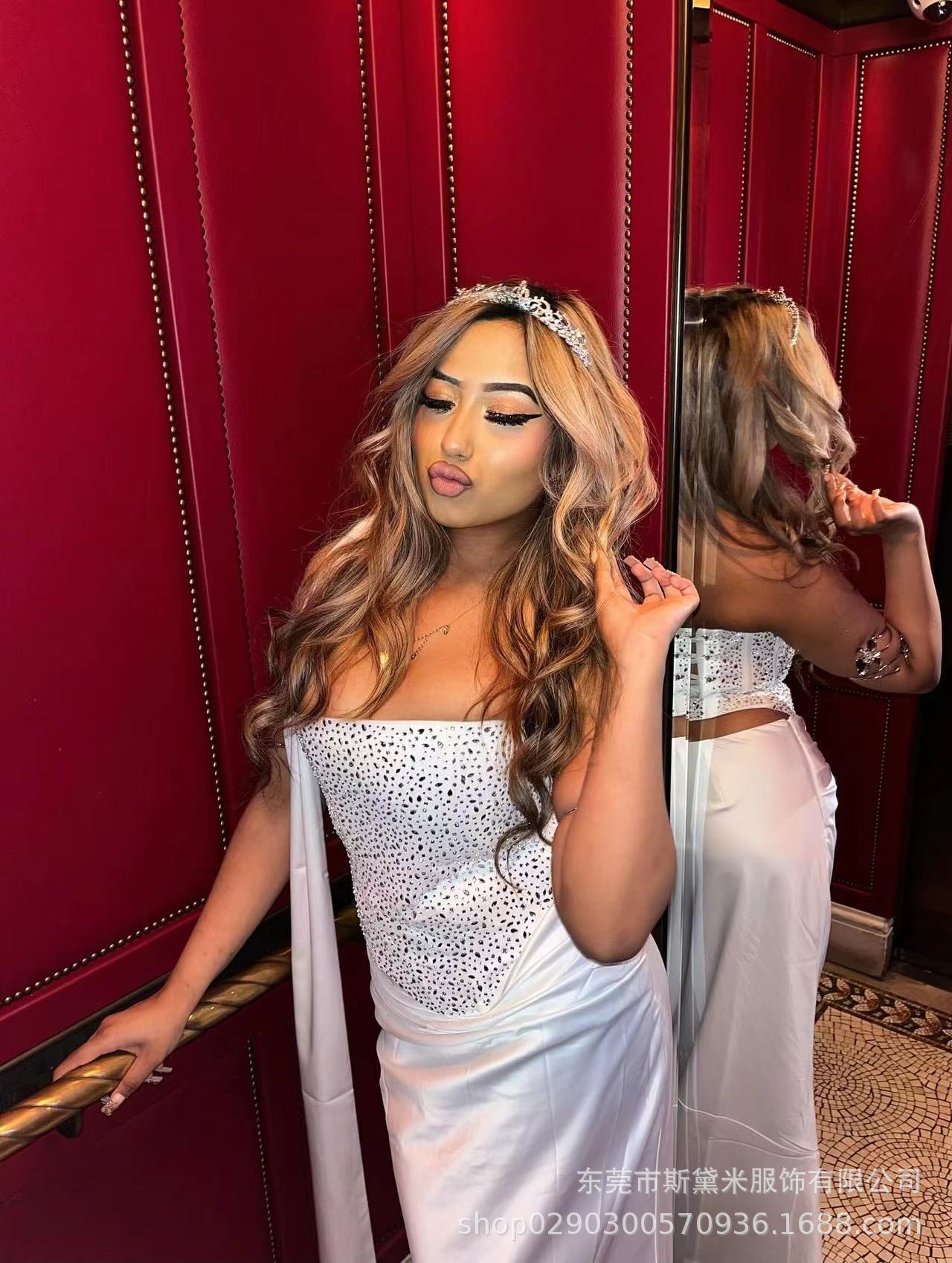 Abito da ballo sexy da donna a - Women'S Formal Evening Wear Tops recensione e prezzo