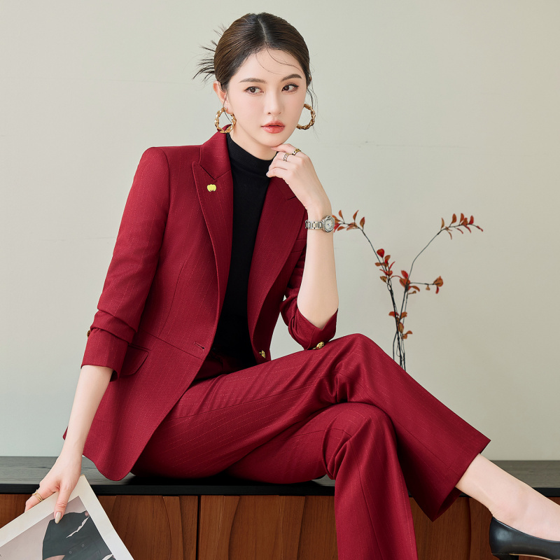 Set completo rosso da donna, c - Women'S Formal Wear Pants Suit recensione e prezzo