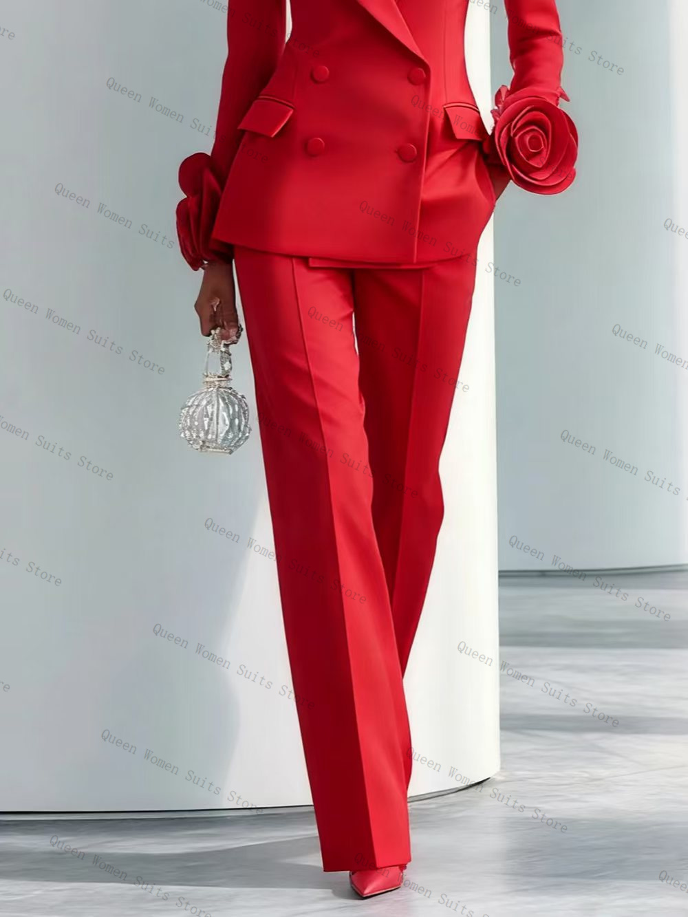Abito da donna rosso di lusso  - Women Formal Wear Trousers recensione e prezzo