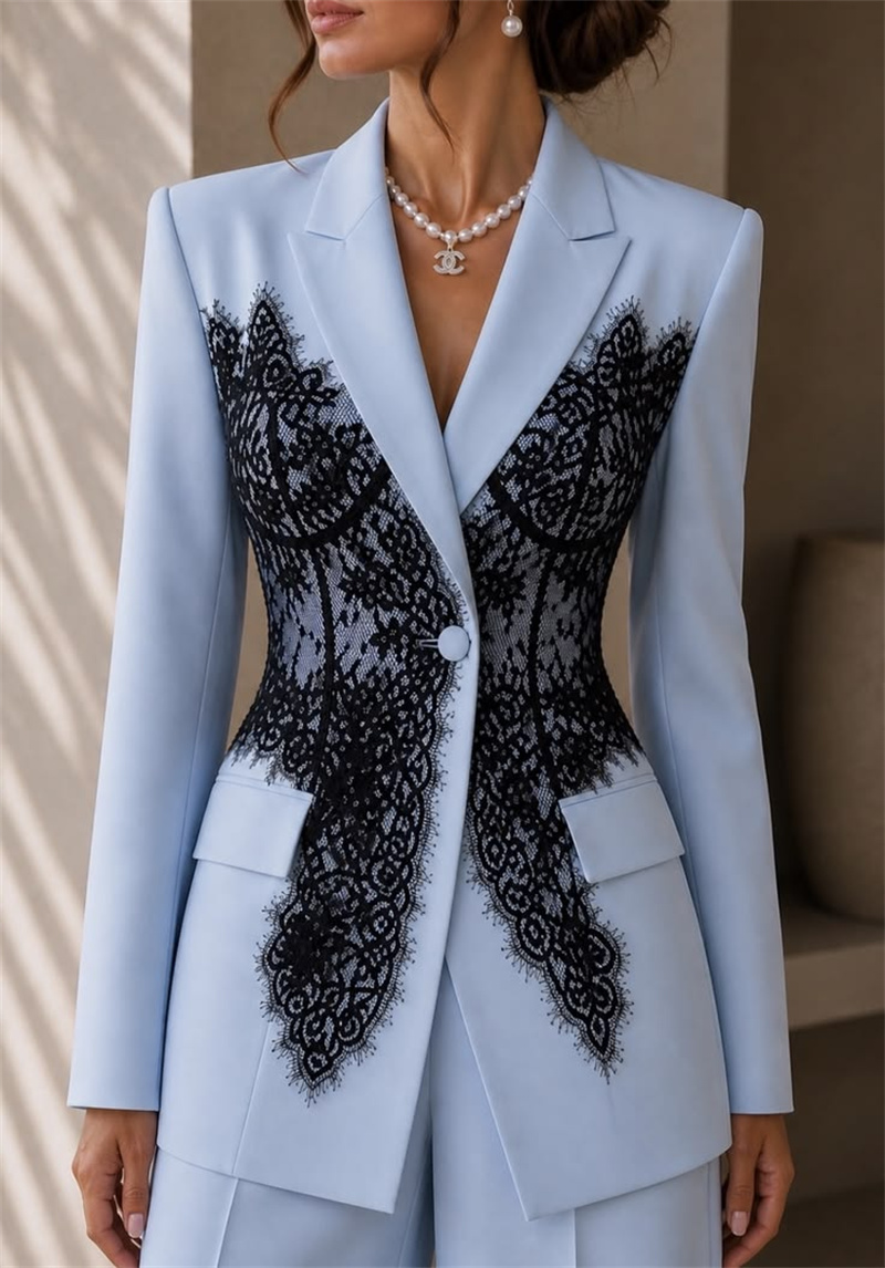 Elegante Completo Blu da Donna - Women Formal Wear Trousers recensione e prezzo