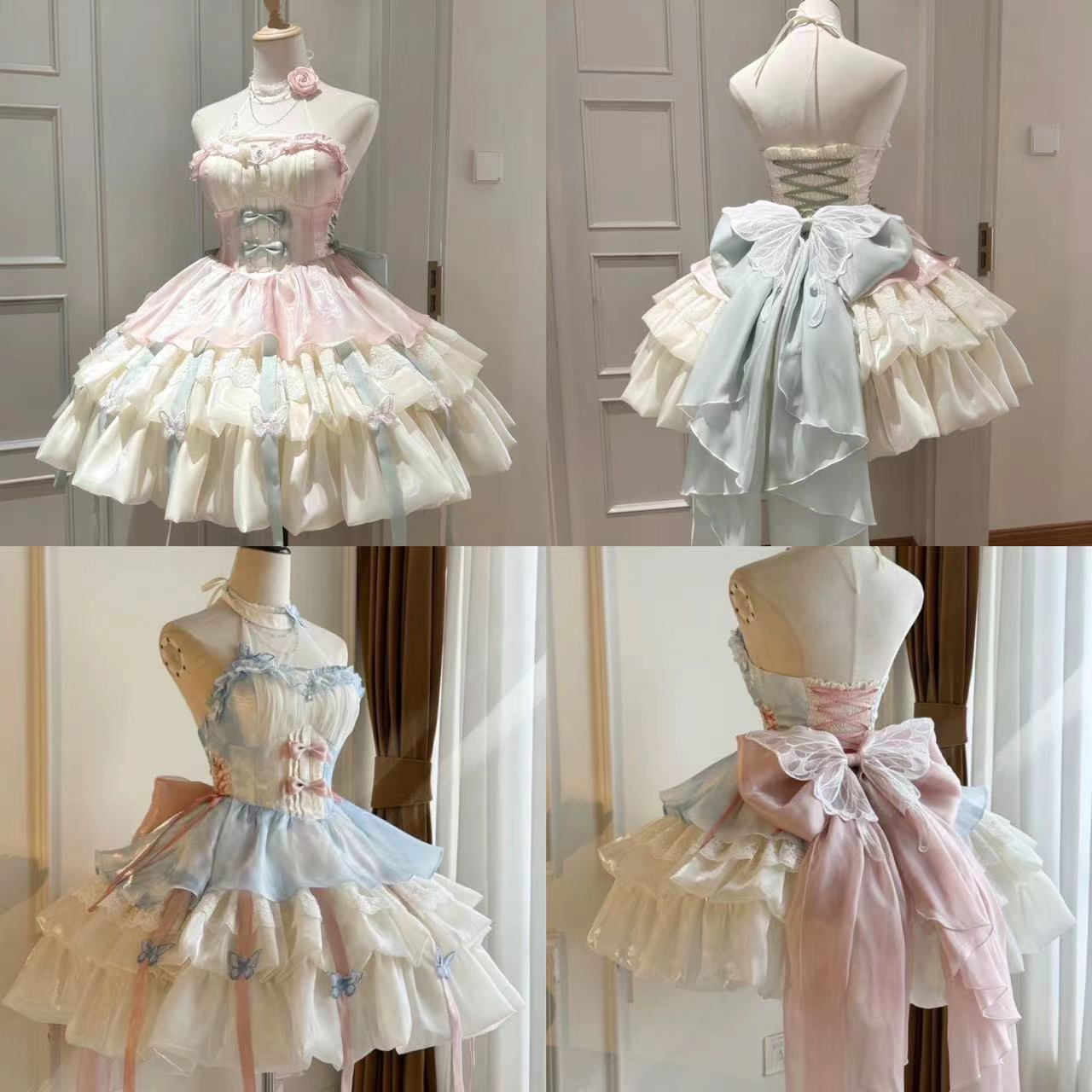 Abito Lolita in pizzo con fioc - Vintage Women'S Formal Wear recensione e prezzo