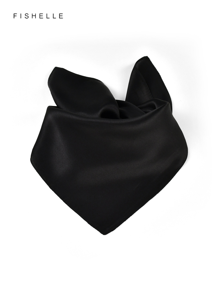 Sciarpa di seta pura nera tint - Scarf Silk Neck recensione e prezzo