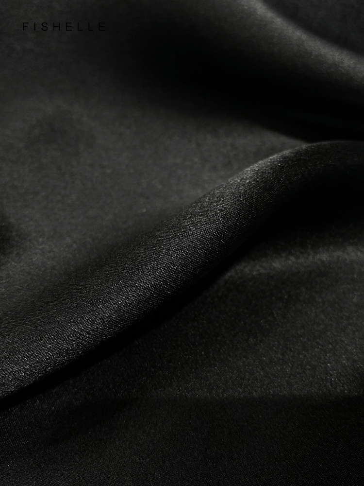 Sciarpa di seta pura nera tint - Scarf Silk Neck recensione e prezzo