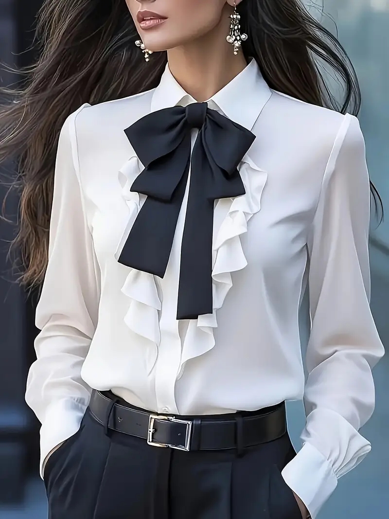 Elegante Camicetta a Maniche L - Women Formal Blouses For Evening Wear recensione e prezzo