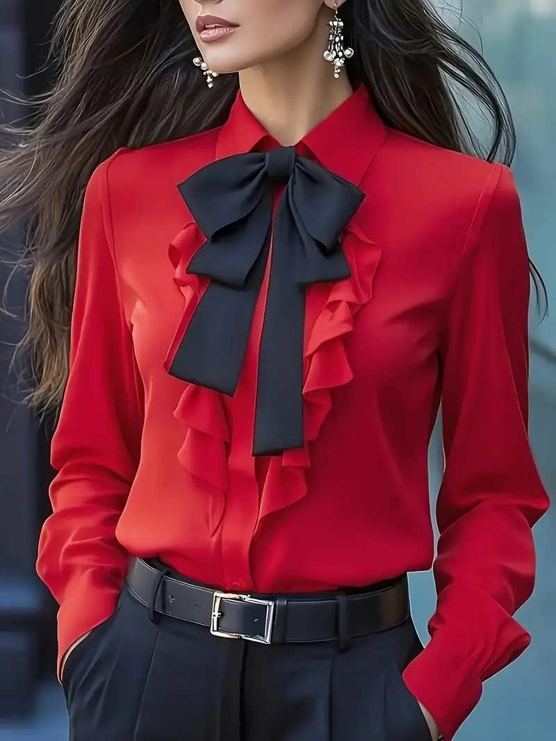 Elegante Camicetta a Maniche L - Women Formal Blouses For Evening Wear recensione e prezzo