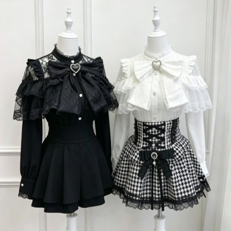 Camicetta Lolita Kawaii Giappo - Women Formal Blouses For Evening Wear recensione e prezzo